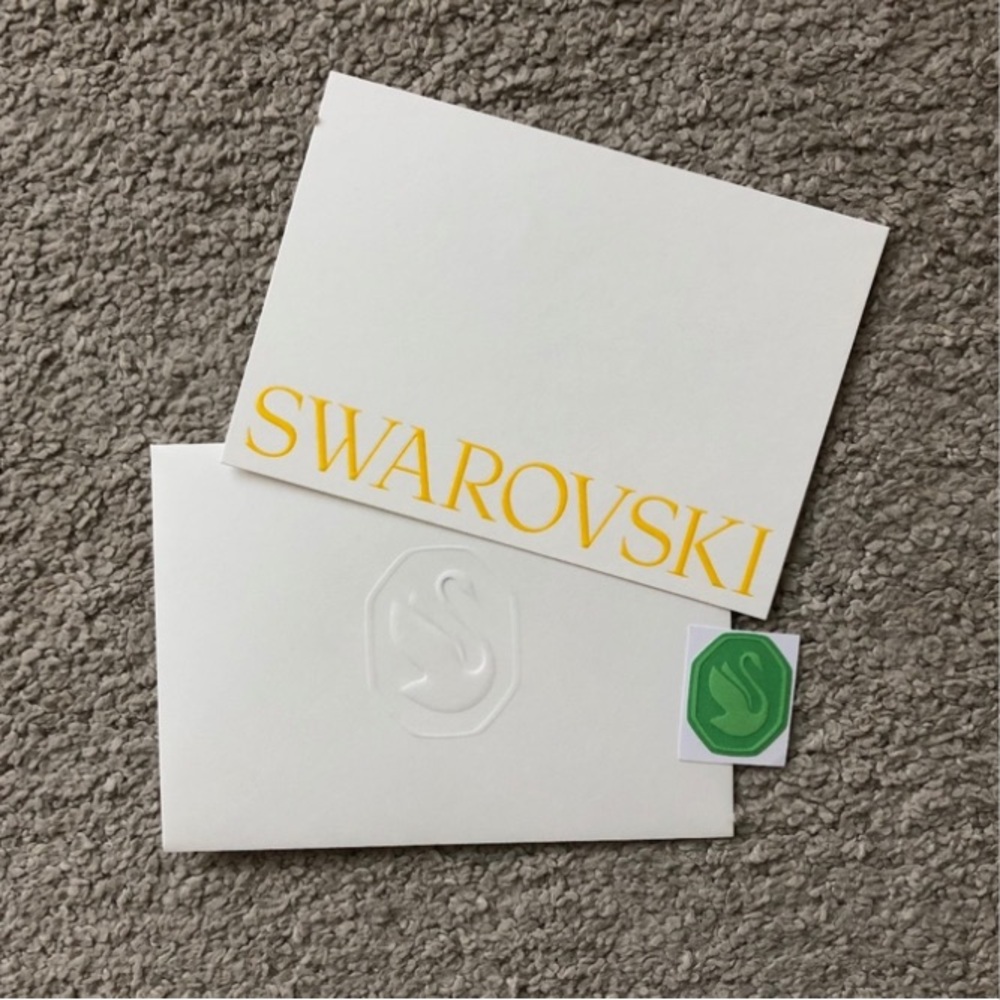 Swarovski Give Card with envelope.